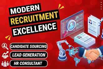 provide recruitment consulting, candidate sourcing freelance recruiter