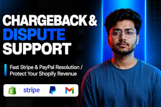 manage your shopify, stripe and paypal chargebacks disputes