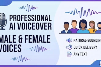 make ai audio male or female voice