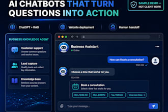 build a custom ai chatbot or knowledge agent for your business