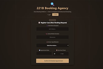 build a secure fullstack booking system with react and node