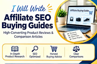 write SEO optimized affiliate buying guide