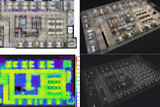 do professional lighting design and lux calculations using dialux evo