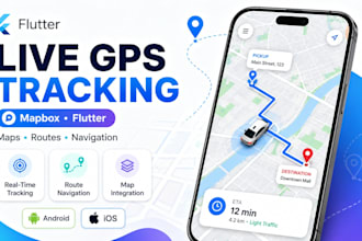 integrate mapbox gps live tracking and navigation in your flutter app