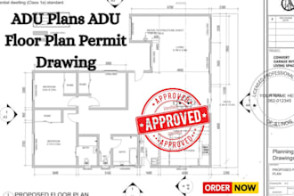 prepare detached adu permit plans for fl tx ca ga ma pa