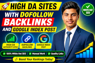 provide manual outreaching dofollow linkbuilding quality backlinks