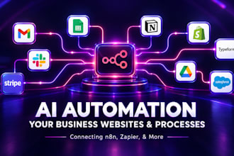 create custom n8n ai agent and n8n workflow automation for your business