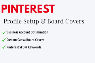 do professional pinterest marketing and account optimization