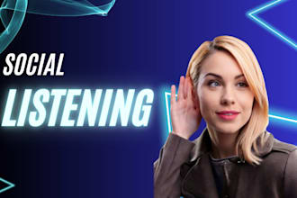 do social listening, sentiment analysis and competitor research