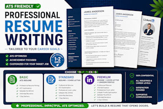 write a customized ats friendly professional resume