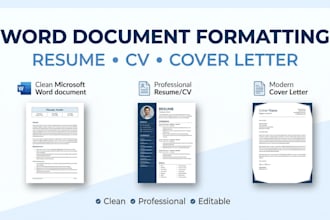 professionally format your word document