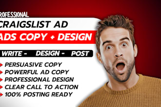 create high converting craigslist ad copy and design