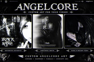 create custom angelcore cover art for your song or album
