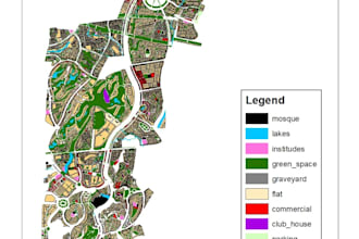 digitize maps, create land use plans, and design gis cartography