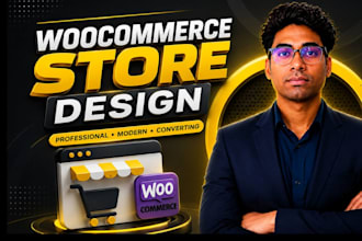 redesign a woocommerce webshop or wordpress ecommerce store