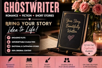 ghost write your romance novel