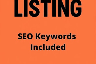 write amazon shopify etsy product listing with SEO keywords