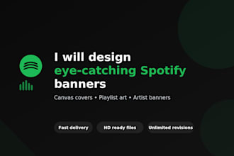 design spotify banner profesionally