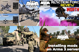 make arma reforger server setup arma map creation arma weapons and arma mod