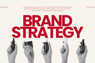 build a brand strategy for your startup