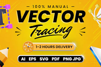 vectorize logo, vector tracing, redraw and convert to vector