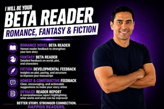 beta read romance novel, fantasy beta reader, fiction developmental editor