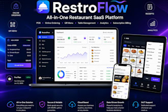 deliver restaurant saas software with pos ordering and source code