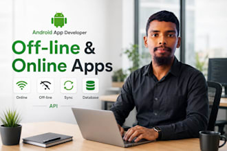 develop offline and online application or online offline