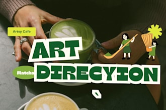 create art direction for food fashion and modern brands