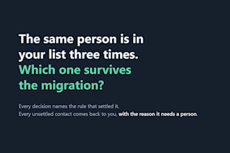 deduplicate your contact or candidate list for a CRM or ats migration