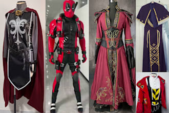 sew anime manga video game cosplay costume character outfit cosplay cloth design