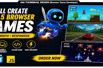 create a custom HTML5 browser game