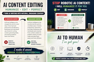 edit and humanize ai content to sound natural