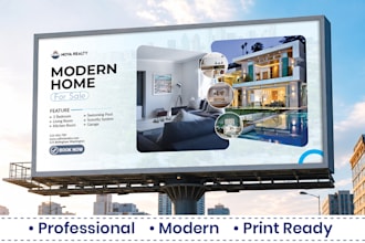 design professional signboard and billboard for your business