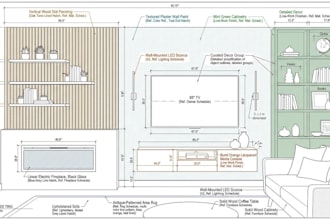 create  2d cad floor plans furniture layouts detail drawings