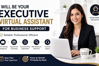 be your executive virtual assistant for business support