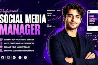 be your social media marketing manager and content creator