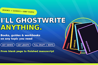ghostwrite anything books and guides