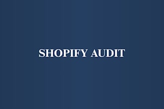 audit your shopify store