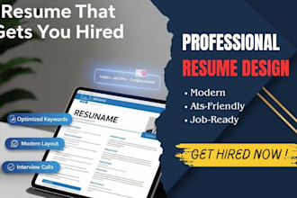 design and edit a custom resume that gets you interviews