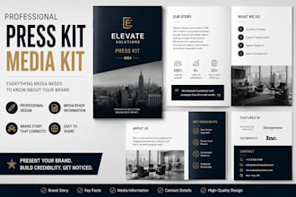 create a professional press kit or media kit for your brand