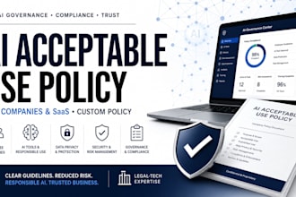 draft an ai acceptable use policy for your company or saas