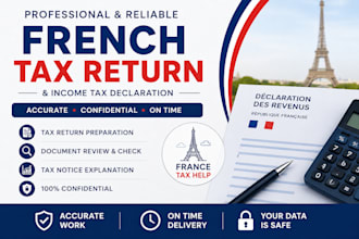 prepare your french tax return and income tax declaration