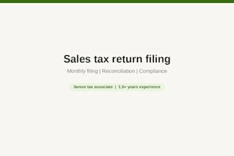 file your sales tax return on time and error free