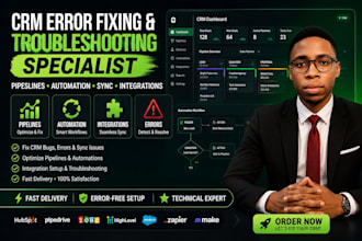 fix your CRM errors broken pipelines automations sync issues and integrations