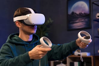 develop an immersive oculus quest VR game in unity or unreal engine