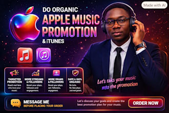 do organic apple music promotion apple music promotion, itunes