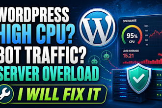 fix wordpress high cpu usage and bot traffic