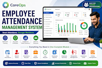 develop custom employee attendance management system