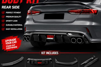 do car body kits, 3d car modeling, 3d car model, wide body kit